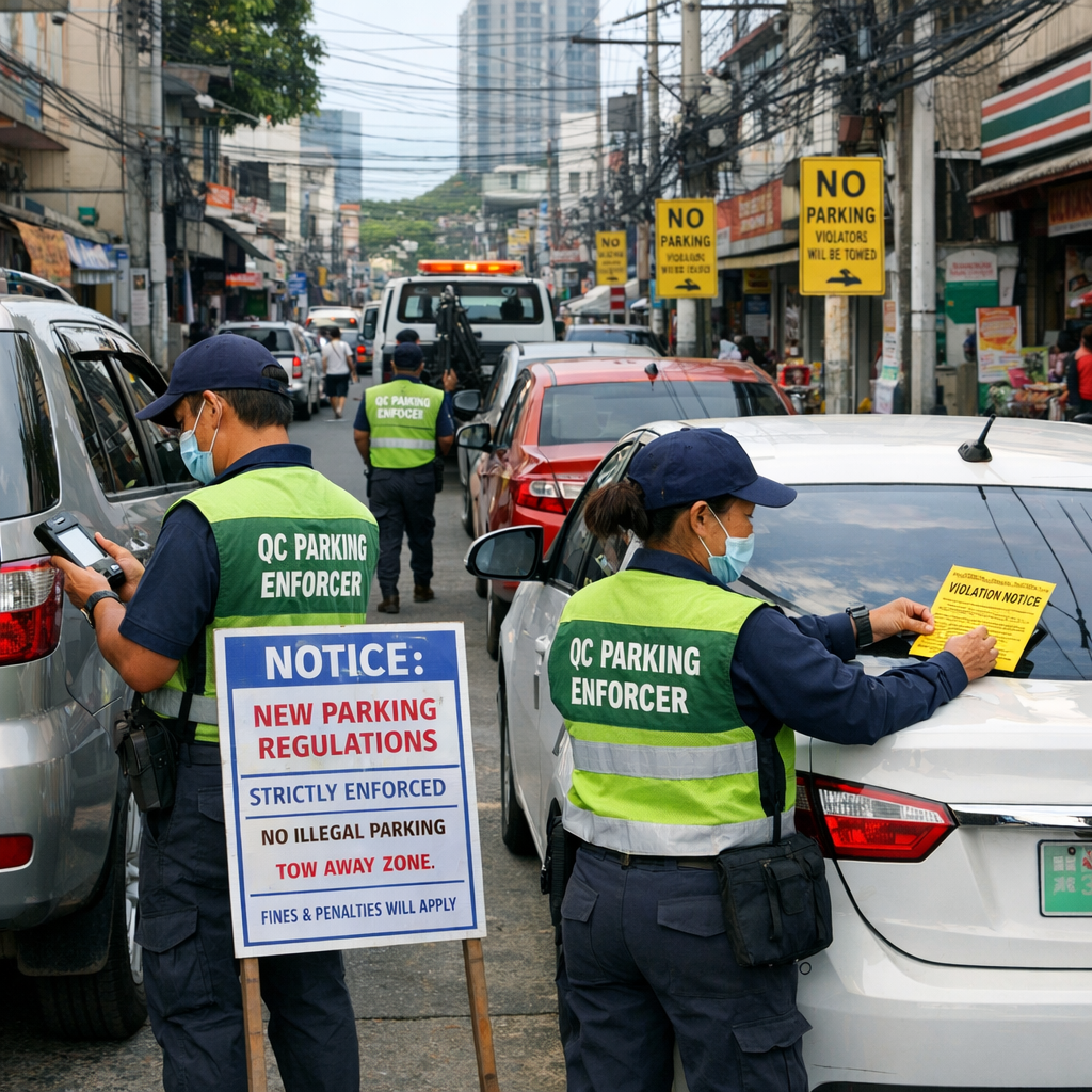 Quezon City Implements New Public Parking Regulations Along Tomas Morato and Timog Avenues
